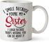 Mothers Day Gifts For Sister. Sister Gifts From Sister. Big Sisters Gift From Brother. Little Sister Birthday Gift. Funny Best Coffee Mug Cup Ideas. New Happy Funny Mugs Presents From Sister In Law