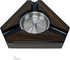 Prestige Import Group - Triangular Maple Lacquer 3 Cigar Ashtray - Dark Maple Wood and Black Accents