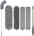 Microfiber Dusters for Cleaning, Duster with Extension Pole 30-100 Inches, FUUNSOO Extendable Long Feather Duster for Cleaning Ceiling Fan Duster High Ceiling Fan, Cobweb, Lights, Blinds