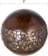 Schonwerk Walnut Decorative Orbs for Bowls and Vases (Set of 3) Resin Sphere Balls for Living, Dining Room, Coffee Table Centerpiece Home Decor - Great Gift Idea (Crackled Mosaic)