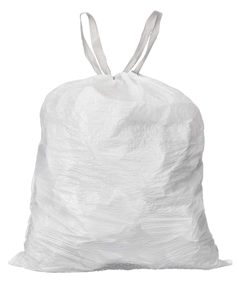 AmazonCommercial Embossed 13 Gallon Drawtape Trash Bags - 200 count