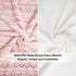 BEAUTEX Sherpa Fleece Throw Blanket for Young Girls Super Soft Fuzzy Cozy Plush Pink Sherpa Plush Throw Blanket for Kids Children Teens or Adult for Sofa Couch Bed (50" x 60",Light Pink Stripe)