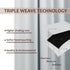 NICETOWN White Curtain Liner Panels - Black Out Drapes Liners for 63 inch Curtains, Thermal Insulated Curtains Liner for Windows (Set of 2 Panels, Each is 27" x 60", Greyish White)