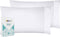 Heirloom Soft, Smooth & Thick Certified 800 Thread Count 100% Cotton Sateen is Superior to Egyptian Cotton Claims, 2 King Size Pillow Cases, Fits King Pillows (Bright White)