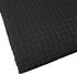 The Basic Living Waffle Shower Curtain, Fabric Shower Curtains with Waffle Weave Hotel Quality Bathroom Shower Curtains, Black, 72 x 84 Inches