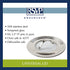 RSVP International Endurance Universal Lid with Glass Insert, Stainless Steel, Fits 5.5" - 9" | Secure Tempered Glass | Fits Frying, Sauté, Sauce, Stock Pots & Pans | Dishwasher & Oven Safe