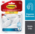 Command Bath Medium Hook Value Pack, Clear Frosted, 6-Medium Hooks, 6-Water Resistant Strips, Organize Damage-Free