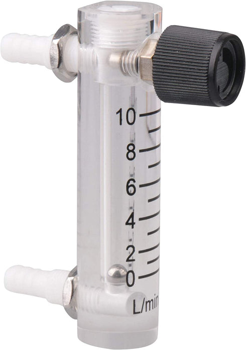 CNBTR LZQ-3 0-10 LPM Tube Type Acylic Flowmeter Gas 8mm Hose Fitting Oxygen Flowmeter Regulator Flow Meter
