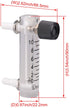 CNBTR LZQ-3 0-10 LPM Tube Type Acylic Flowmeter Gas 8mm Hose Fitting Oxygen Flowmeter Regulator Flow Meter
