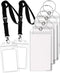 GreatShield Cruise Luggage Tag Holder (4 Pack) + ID holder with Lanyard (2 Pack) Weather Resistant PVC Zip Pouch & Steel Loop for Princess, Carnival, Holland American, and Norwegian Cruise Line