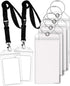 GreatShield Cruise Luggage Tag Holder (4 Pack) + ID holder with Lanyard (2 Pack) Weather Resistant PVC Zip Pouch & Steel Loop for Princess, Carnival, Holland American, and Norwegian Cruise Line