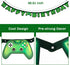 Decorlife Video Game Party Supplies Serves 8, Cute Gamer Birthday Decorations for Boys, Complete Pack Includes Tablecloth, Pre-Strung Banner, Green, Total 58PCS