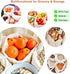 Reusable Cotton Produce Bags-Durable Organic Cotton Mesh Produce Bags ECO-Friendly Grocery Bags with Tare weight 4 Sizes 12 Packs Lightweight Machine Washable Vegetable Bags with Organizing Drawstring
