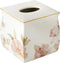 SKL Home by Saturday Knight Ltd. - U1101800240004 Misty Floral Tissue Box Cover, 6.09x6.33x6.39, Pink