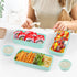 Bento Box Japanese Lunch Box Kit, HSYTEK Stackable Bento Boxes for Adult, Wheat Straw Bento Box with Utensils, Leakproof Lunch Container Kids Bento, Green Bento Box Microwave Safe -1000ml