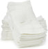 BC BARE COTTON 892-101-01 Washcloth, Set of 24, White