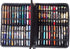 48 Fountain Pen Case PU Leather, Rollerball Pen Display Holder Bag, Pouch Large Capacity for your Collection - Black