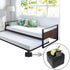 Muhome 3 Inch Heavy Duty Bed Risers Durable and Stackable Bed Lifts Fits to Casters or Legs of Sofa, Table, Couch and Bed Frame (4 Pack)