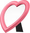 BESPORTBLE 10- Inch Heart Shaped Mirror Tabletop Vanity Makeup Mirror Makeup Mirror Cosmetic Mirror Desktop Mirror Wall Hanging Mirror