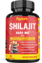 Shilajit Extract Capsules equivalent to 6550mg & Ashwagandha, Ginseng, Saw Palmetto, Maca, Tribulus, Chaga, Pepper | Trace Minerals Fulvic Acid|Immune Support, Brain Boost Supplement, 3 Months Supply