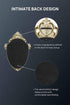 Decorative Wall Mirror of Gold Shield Shape, 16" L x 11" W