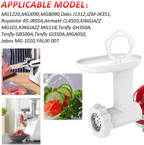 Meat Grinder Blade Food Grinding Blade Stainless Steel Knife Cutter Replacement for Size 5 Meat Grinder Stand Mixers Accessories (4)