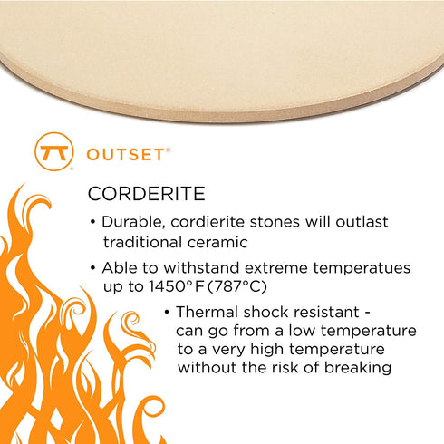 Outset 76176 Pizza Grill Stone Tiles, Set of 4