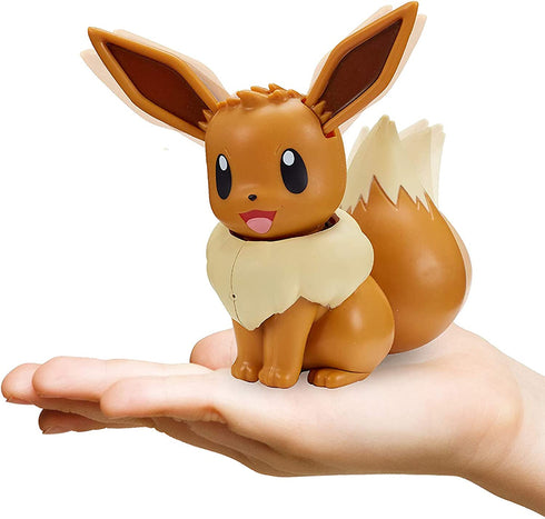 Pokemon Electronic & Interactive My Partner Eevee - Reacts to Touch & Sound, Over 50 Different Interactions with Movement and Sound - Dances, Moves & Speaks - Gotta Catch ‘Em All , Brown