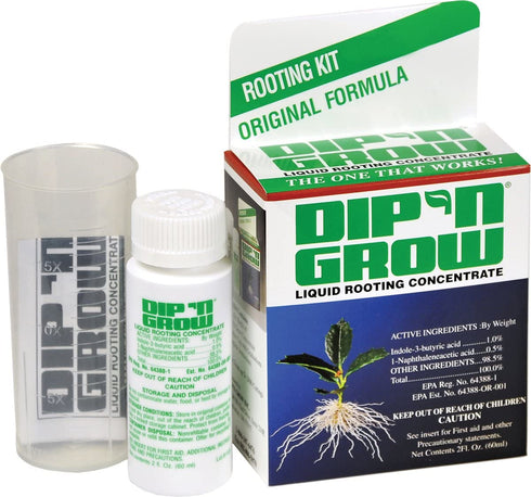 DIP N Grow DG00201 Liquid Hormone Concentrate Hydroponic Rooting Solution, 2-Ounce