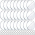 Acrylic Round Ornaments Blank with 0.5 Inch Acrylic Keychain Blank Transparent Blank Ornaments with Hole for Vinyl Acrylic Circles Clear Disc Ornaments Blank for DIY Craft (2 Inch,200 Pieces)