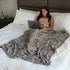 Graced Soft Luxuries Throw Blanket Fleece Minky Microfiber Soft Throw (Leopard, Throw 50" x 60")