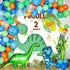162 Pcs Boys Dinosaur Party Supplies with 4D T-Rex Balloon Dinosaur Jungle Jurassic Theme Balloons for Blue theme Boys Birthday Party Baby Shower Decorations