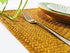 Set of 4,Natural Seagrass Place Mat, 17"X12",Hand-Woven Rectangular Placemats (Brown, 45*30)