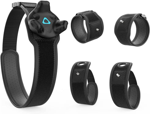 AMVR VR Full Body Tracking Straps, Adjustable Tracker Straps and Belt for HTC Vive Tracker (1 Tracker Belt + 2 Palm Straps + 2 Foot Straps, Vive Tracker NOT Included)
