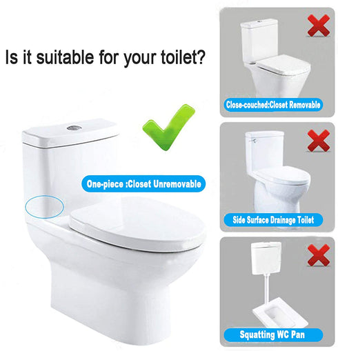 BQLZR White Toilet Cistern Dual Flush Push Button Valve 25cm Height Fit for Drain Diameter 65-75mm (See Video)