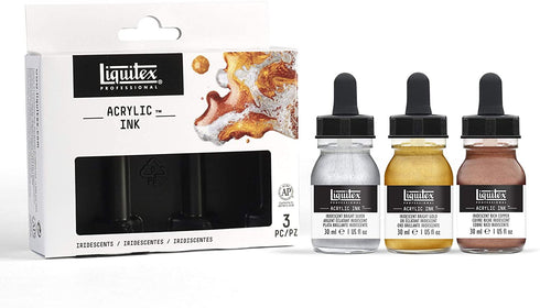 Liquitex Professional Acrylic Ink, Iridescent Set