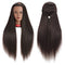 Traininghead 26"-28" Mannequin Head Hair Styling Training Practice Head Manikin Cosmetology Doll Head Synthetic Fiber Hair Hairdressing Training Model with Free Clamp Stand