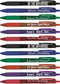 Greeting Pen Translucent 12 Pen Set with Motivational/Inspirational Quotes, 6 Designs 46006