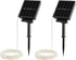 Pure Garden Warm White Outdoor Starry String Solar Powered Fairy 200 LED 8 Lighting Modes for Patio, Backyard, Events, 463.8"x 0.1"x 0.1"