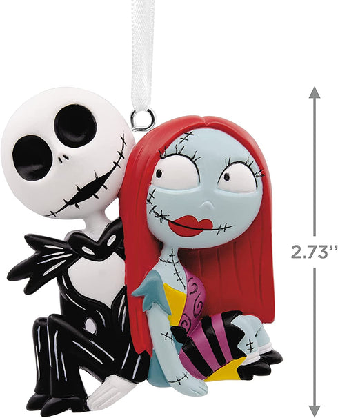 Hallmark Disney Tim Burton's The Nightmare Before Christmas Jack and Sally Christmas Ornament