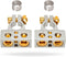 InstallGear 0/4/8 or 10 Gauge Battery Terminals with Shims - Positive and Negative | for Car Battery, Battery Pack, Battery Terminal Connectors, 0 Gauge, 4 Gauge, 8 Gauge, and 10 Gauge Wires