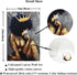Black Women Canvas Wall Art African American Black Queen Women Wall Art Abstract Black Art Fashion Contemporary Artwork- Queen Think For Living Room Bedroom No Frame 16x24 Inch