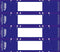 Tabbies 9-5/8 x 2 Inches File Pocket Handles, Dark Blue/White, 48 per Pack (TAB68807)