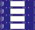Tabbies 9-5/8 x 2 Inches File Pocket Handles, Dark Blue/White, 48 per Pack (TAB68807)