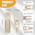 Velvet Hangers Clips Flocked Finger Clips Velvet Clothes Clips Strong Pants Hangers Clips for Slim-line Clothes Velvet Hangers (Beige,48 Pieces)