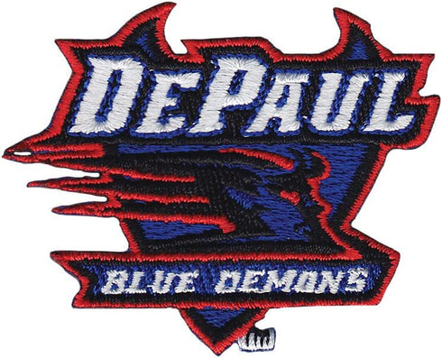 Tervis DePaul University Emblem Individual Water Bottle with Gray lid, 24 oz, Clear