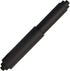 Black Toilet Paper Roller - Extra Long 7 inches Length - Toilet Paper Holder Roller Replacement- Plastic Toilet Paper Holder Replacement Rod - Toilet Paper Holder Spring Loaded fits Extra Large Tissue Rolls