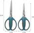 Goodful All Purpose Kitchen Shears, Heavy Duty Stainless Steel Scissors, Comfort Grip, Micro-Serrated