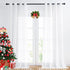 NICETOWN Sheer Curtains Panels for Windows, Solid Pure White Living Room Window Dressings Curtain Panels/Drapes for Large Window (2-Pack, 54 Wide x 96 inch Long)
