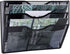 EASEPRES 3 Pockets Mesh Wall File Holder Organizer Office Hanging Magazine Rack, Black